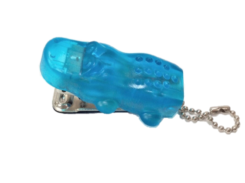 Crocodile Stapler with chain　鱷魚訂書機+鑰匙圈  |產品名稱|文具/包裝|河馬訂書機等/ 彩虹橡皮擦