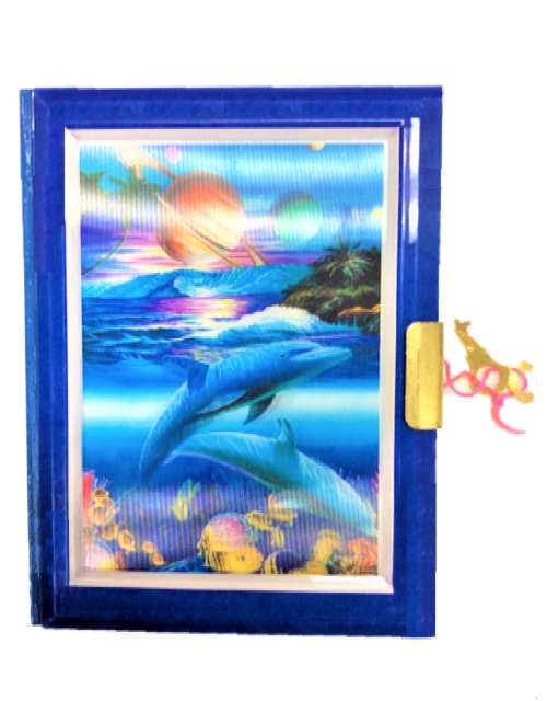 3D 香水壓克力日記本+鎖  |產品名稱|文具/包裝|色彩文具