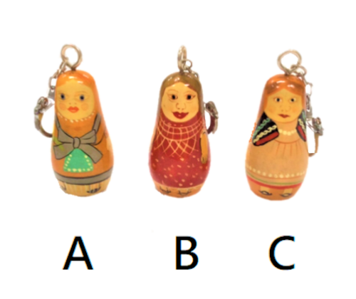 Russian Doll  Key Chain  |產品名稱|文具/包裝|色彩文具