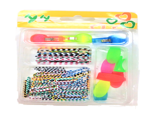 Color Stationery clips set  |產品名稱|文具/包裝|色彩文具