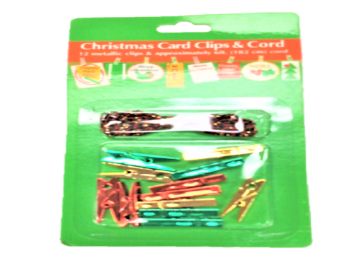 XMAS Card Color Hanging set with cord  |產品名稱|文具/包裝|色彩文具