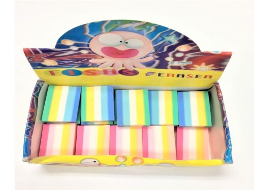 Eraser  橡皮擦  |產品名稱|文具/包裝|河馬訂書機等/ 彩虹橡皮擦