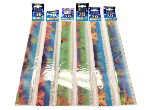 3D-30 cm Ruler　3D-30cm 尺  |產品名稱|文具/包裝|色彩文具